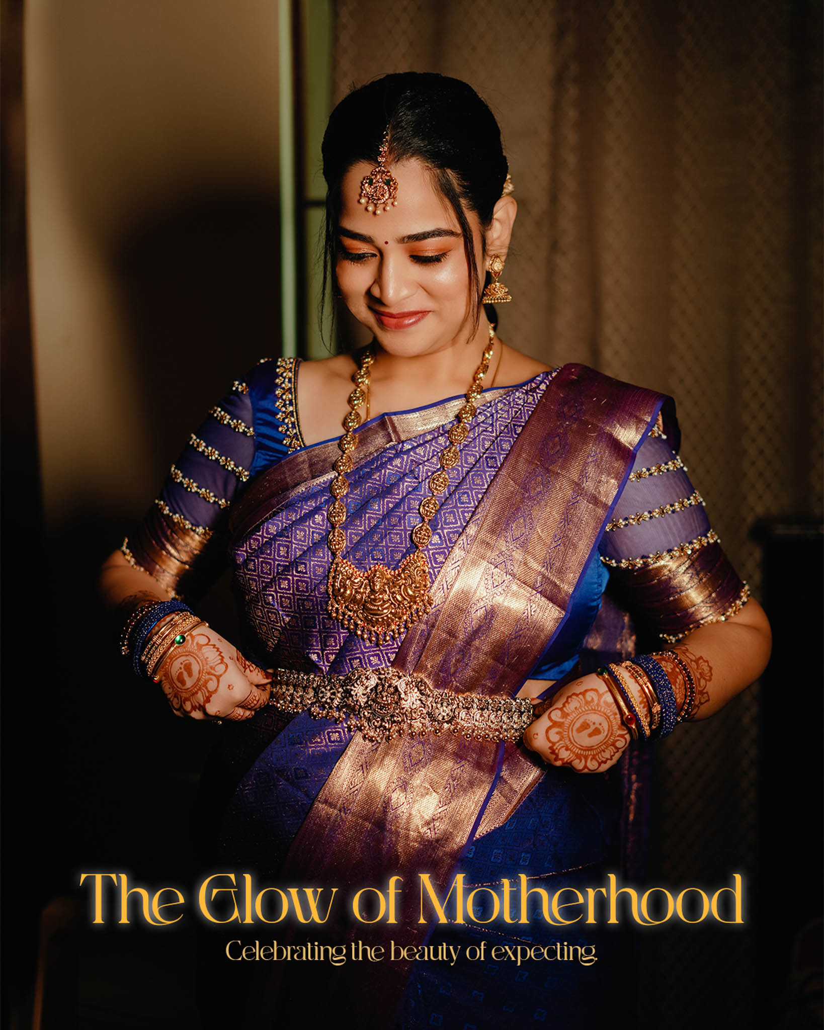 Couple celebrating maternity moment