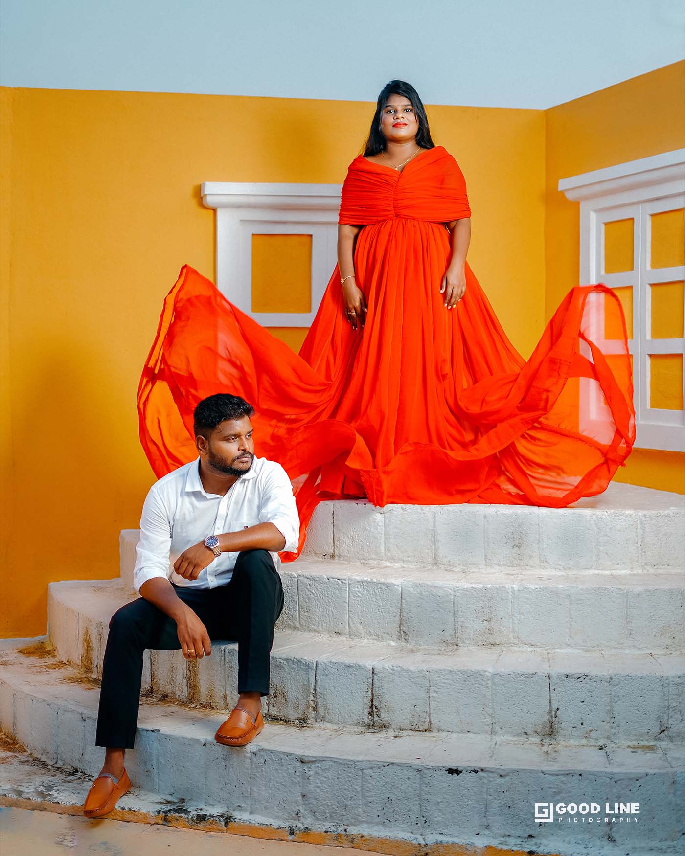 Bride getting ready for ceremony